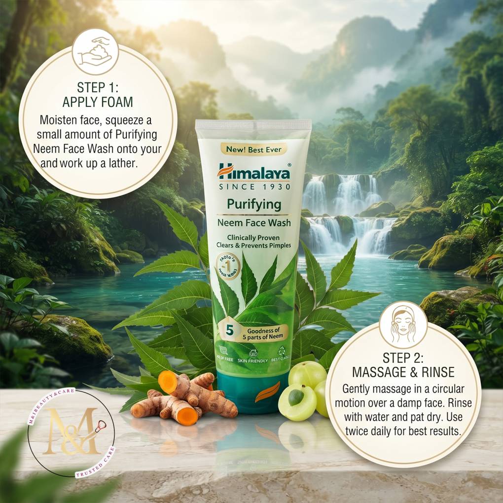 Himalaya Purifying Neem Face Wash Indian Pack 100ml