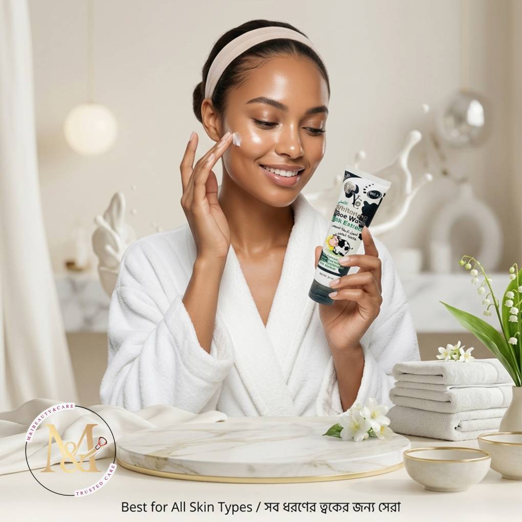 YC Whitening face wash milk extract 100ml