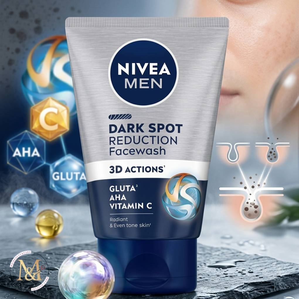 NIvea Men Dark Spot Reduction Face Wash (Imported) 100g