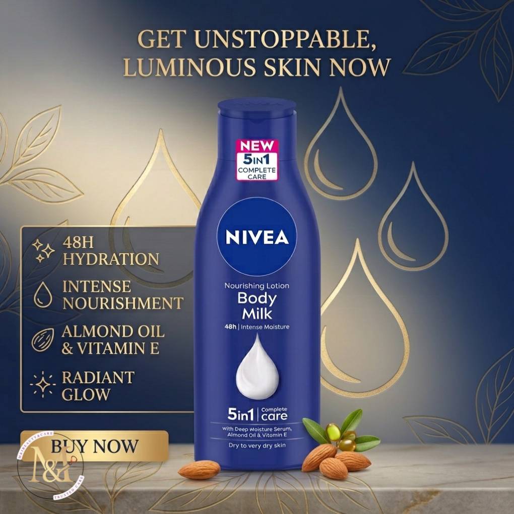 Nivea Intensive Moisture Body Milk Lotion 200ml